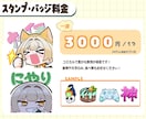表情豊かな！配信サイト用スタンプを制作します YouTube・Twitch・LINEスタンプにオススメ！ イメージ2