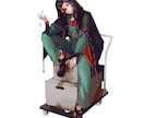 雰囲気のある一枚絵を描きます キャラクターが「そこに居る」ような絵を作成します。 イメージ5