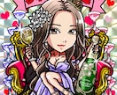 ビックリマンシール風似顔絵イラストを制作します シール実物も作成可能！広告・SNS・プレゼント等で必要な方へ イメージ1