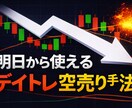 初心者から使えるデイトレ空売り手法を教えます PDF2枚で明日からトレードできる！ イメージ1