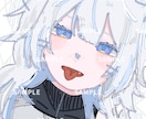 アイコン向け！可愛さ溢れるイラストを描きます ふちどりペンで描く、唯一無二の顔メインイラスト！ イメージ2