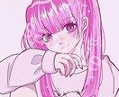 女の子イラスト♡アイコンやグッズなどに使えます 最短2日でお届け！雰囲気お好みに合わせます/オシャレな女の子 イメージ3
