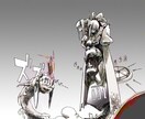 鬼が出るか蛇が出るか、格安で何かを描きます テーマを１つ放り込むと、何かイラストが出ます。 イメージ8