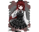 世界観のある厚塗り風のイラストを制作します SNSアイコン、一枚絵、サムネイルイラストなど イメージ3