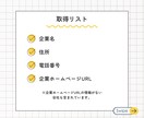 税理士事務所の制作済み営業リスト提供します TEL込み営業リスト2,021件／アドレスオプション有 イメージ2