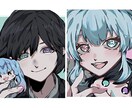 イラスト描きます SNSアイコン、ヘッダー、動画サムネイル等描きます イメージ2