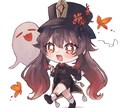 可愛い女の子のSNSアイコン、ヘッダー描きます 貴方だけの可愛いアイコン描きます！ イメージ3