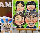フジTV「いいとも！」似顔絵マスターが描きます 色紙に4名様分の似顔絵を描きます！プレゼントに最適！ イメージ1