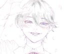目で魅せる！イラスト・アイコン制作承ります 繊細でしっとりした絵柄が得意です！ イメージ3