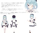 Vtuber様向けの3Dモデルを作成します 立ち絵1枚からでもＯＫ！キャラクター3Dモデリングをします！ イメージ3