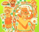 ノスタルジックでドット絵風味な1枚絵を描きます アイコン、ヘッダー、ジャケットやMVイラストに。 イメージ1
