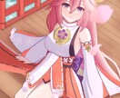 商用利用可　立ち絵、一枚絵作成いたします。ます かわいいイラストを描くのが得意のフリーイラストレーターです イメージ1