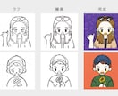可愛いイラストで似顔絵アイコンを描きます 自分だけの特別なアイコンを作ってみませんか？ イメージ5