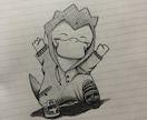 キャライラストから、自作まで要望に合わせ提供します 1人1人の要望に合わせ、手書きの温かみある作品を制作します。 イメージ2