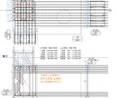 建物の配筋ます 配筋納まり図、構造図の要件を検討、鉄筋積算、施工図 イメージ6