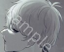 アイコンお描きします アンニュイ／ダーク／クール／耽美／ノスタルジー／少年少女 イメージ5