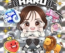 ビックリマン風のおしゃれなちびキャラを描きます シール化してお届けも可能です！ イメージ7