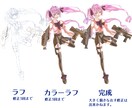 イラストお描きします 商用利用可、柔らかな色使いの絵をお描きします。 イメージ2