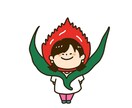 かぶりもの似顔絵イラスト描きます 好きなものをかぶって自分だけのオリジナルキャラを作ろう♪ イメージ7