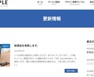 ホームぺージ初心者の方おすすめしています 制作後のアフターフォロー保守管理もお任せください。 イメージ4