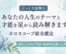 ホロスコープ鑑定します おすすめ★じっくり深掘り！自分のトリセツ作成します♡ イメージ1