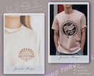 感度の高いロゴやTシャツプリントをデザインします 大手企業御用達デザイナーが"映えるデザイン"作成します。 イメージ2