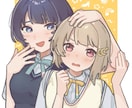 かわいめの絵柄でイラスト描きます 鉛筆風の線画でゆるめの雰囲気が好きな方へ イメージ2
