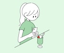 淡色シンプルイラスト描きます シュール・余白・淡色で可愛い|丁寧なヒアリング |低価格 イメージ3