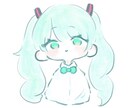 ゆるふわアイコン・イラストかきます 色鉛筆のようなやわらかいタッチ イメージ2