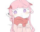 簡単なアイコン用イラストを描きます ミニキャラ顔アップのアイコンを承っております。 イメージ1