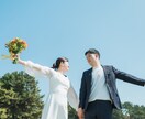 ウェディング♪お二人の一生の思い出を撮影します ウェルカムボードやムービーで使用するお写真を撮影します！ イメージ1