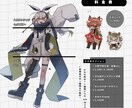 4月限定セール中！立ち絵制作します TRPG、ゲーム、動画などにご利用ください！ イメージ2