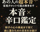 あの人の超本音を霊視タロットで視ます 相手の気持ちをズバリ辛口鑑定～前に進むための鑑定 イメージ1