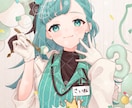 温かみのあるイラスト描きます 1枚絵やアイコン、グッズ用、MV用等、幅広く描きます！ イメージ1