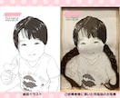 長い髪も残せる★ファーストカットイラスト作成します 毛束が馴染むシンプルなタッチのイラストをお描きします イメージ10