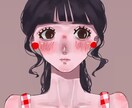 お手軽にアイコンかきます お好きな容姿のアイコンを作成します¨̮♡ イメージ2