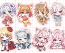 完全お任せ！もっちり可愛いミニキャラお描きします 安定したクオリティーでイラストをお描きします！ イメージ3
