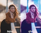 普通の写真からネオン画像に★画像のカラー調整します ネオンカラー、ネオンライト、サイバーパンク系のカラー加工 イメージ1
