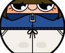 アイコンを独自の世界観で描きます まあるい個性的なキャラクターをアイコンにします イメージ1