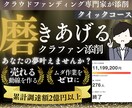 クラウドファンディングページを添削致します ３件までの限定価格‼️/クイック診断プラン イメージ1