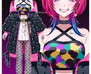 Live2D用パーツ分けイラスト描きます VTuberさんの立ち絵・待機用アニメなど！ イメージ3