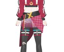 Vtuber用イラスト制作します キャラデザから衣装デザインまで！パーツ分けも可能です！ イメージ2