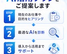 あなたに合うAIを診断し導入支援します 仕事や目的に合わせて最適なAIを選び、サポートします イメージ5