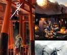商用利用可！一枚絵を制作致します オリジナル楽曲のMV、動画配信等で使える1枚絵の制作 イメージ3