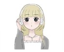 ゆるふわ・キラキラした女の子イラストを描きます 可愛い/透明感/淡いカラー/細かいリクエスト可 イメージ1