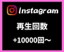 Instagram再生回数10000回〜増やします あなたのSNSマーケティングをお手伝い致します イメージ1