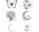 オリジナルタトゥー下絵を制作します イメージに合わせた一点物のデザインを制作します。 イメージ6
