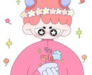 カラフルで可愛いイラストを描きます 可愛いイラストなら任せてください！！！ イメージ6