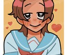 二次創作、一次創作のイラストをかきます 夢絵やコンビ絵やアイコンイラスト等を描きます！ イメージ1
