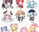商用利用◎ミニキャラ制作します 【可愛いデフォルメイラスト】グッズや動画素材などに！ イメージ5